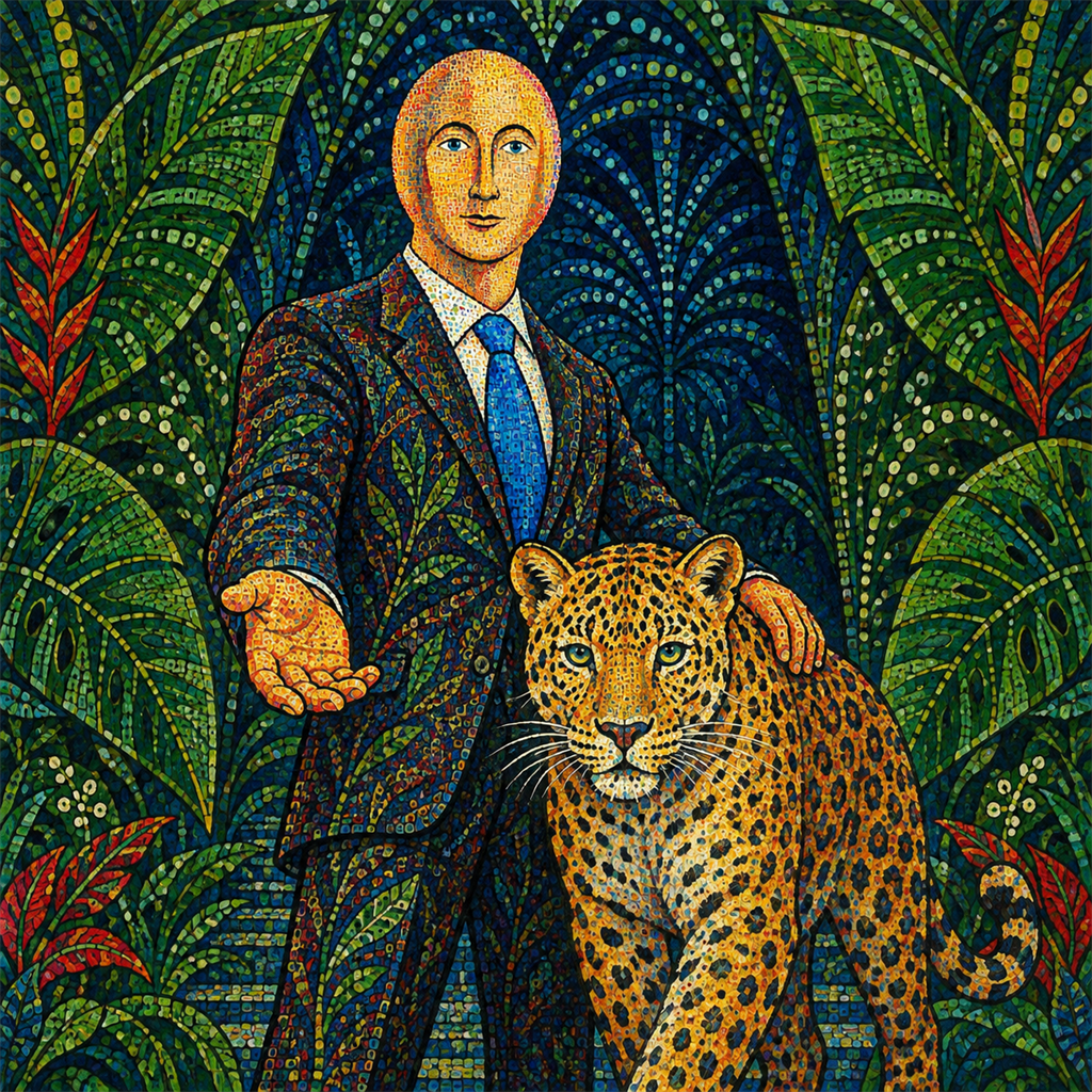 The LAPSZN Envoy and leopard launch portrait